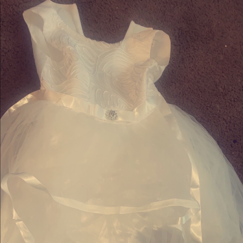 Girls white dress